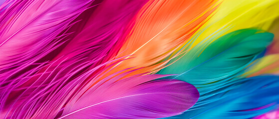 Colorful synthetic feather background, Luxury and elegant style graphic,Graphic Illustration, 3D rendering for poster, cover, banner, flyer, brochure, website, 
