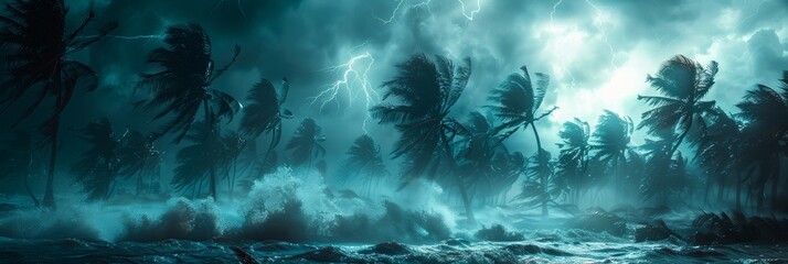 Island oasis confronts the fury of a relentless tropical cyclone onslaught