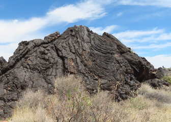 Lava flow at Valley of Fires Recreation Area, Carrizozo, New Mexico
