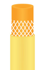 High pressure pipe. vector illustration