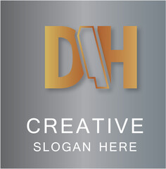 DAH Three Letter Logo Creative	