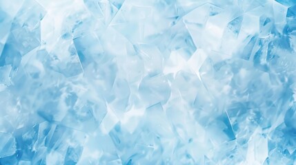 Fototapeta premium Abstract gradient pastel blue ice background illustration. Modern futuristic geometry print. For poster, cover, wallpaper, presentation, banner