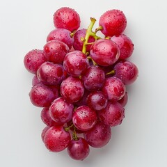 Fototapeta premium Fresh Grapes Covered in Water Droplets