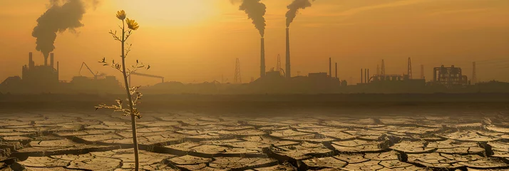  Climate Catastrophe: Industrial Pollution leads to Desolate, Drought-Ridden Landscapes © Kyle