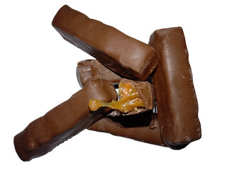 Delicious Assortment of Tempting Chocolate Candies, Irresistibly Isolated on a Clean White Background - Perfect Treats for Indulgence and Celebration