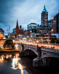 Skyline of the Melbourne CBD, Australia
