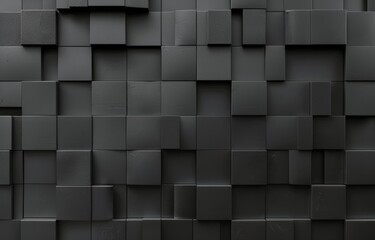 Wall Built With Cubes