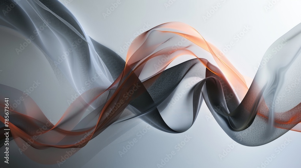 Fototapete dynamic lines and shapes in motion ai generated illustration