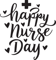 Super Nurses: Celebrating Nurse Day typography T-shirt Design.