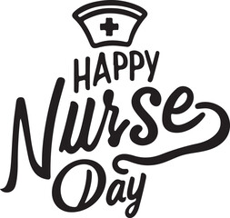 Super Nurses: Celebrating Nurse Day typography T-shirt Design.