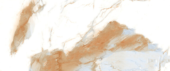 white statuario texture marble, glossy calacatta quartz stone with brown streaks, modern Italian...