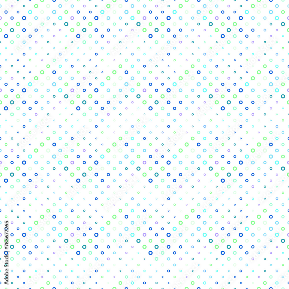 Poster abstract colorful seamless circle pattern background - geometrical vector design