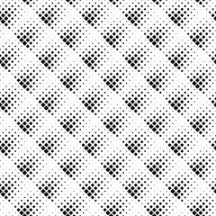 Black and white geometrical square pattern background design - abstract monochrome vector illustration