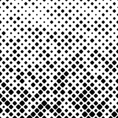 Geometrical abstract monochrome square pattern background - black and white vector graphic design with squares