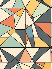 Minimalist geometric pattern
