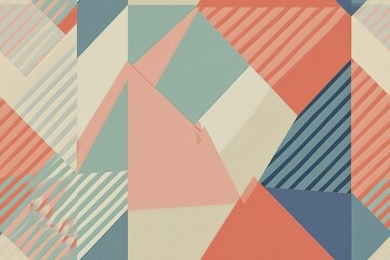 Obraz premium Minimalist geometric pattern
