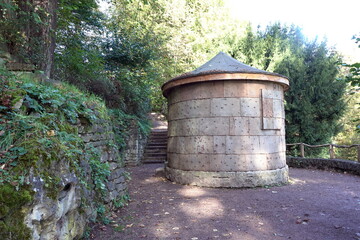 Borkenhäuschen im Park an der Ilm in Weimar