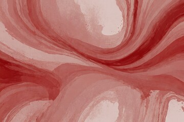 acrylic pastel red swirls with strong paint texture, background - obrazy, fototapety, plakaty