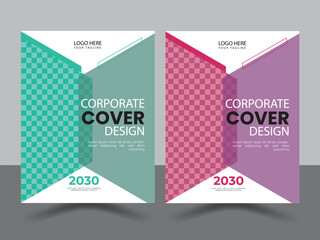 Facebook cover design poster a4 catalog or Corporate book cover design template.