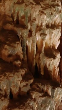 Explore beautiful, underground cave with vibrant stalagmites. Unique beautiful, underground scenery with ancient formations. Captivating beautiful, underground view with rocky textures
