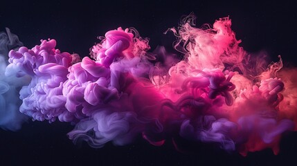 Obraz premium the art of movement: an abstract background with colorful ink flow