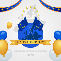 Europe Day is an annual celebration observed on May 9th that commemorates the founding of the European Union (EU).