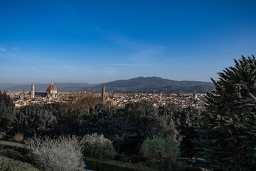 Florence cityscape in the morning, Italy