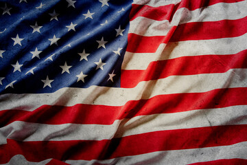 Grunge American flag - 785700042
