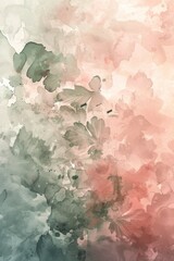 Soft watercolor texture with a cloudy abstraction, ideal for artistic backdrops or sophisticated stationary designs.