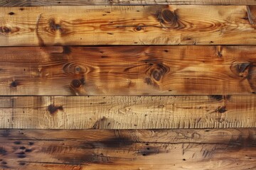 Rustic and rugged pine wood planks with knots and grains, perfect for backgrounds with a country or natural vibe.