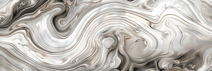 Elegant swirls of marble with contrasting dark veins, perfect for luxurious backgrounds and surface designs.