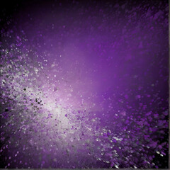 Obraz premium purple white black , grainy spray texture color gradient abstract retro vibe background shine bright light and glow , template empty space