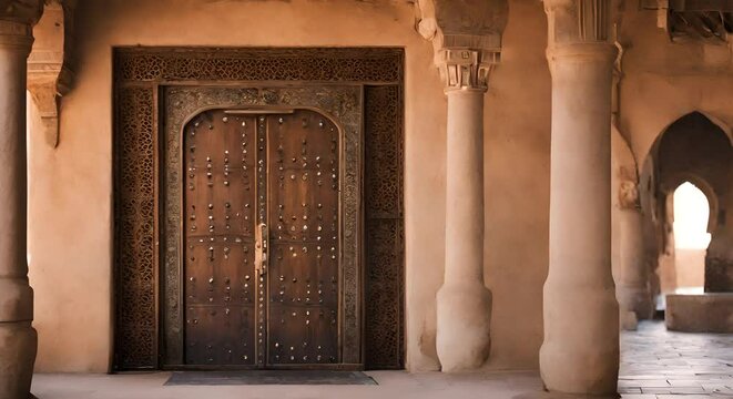 Arabic style door.