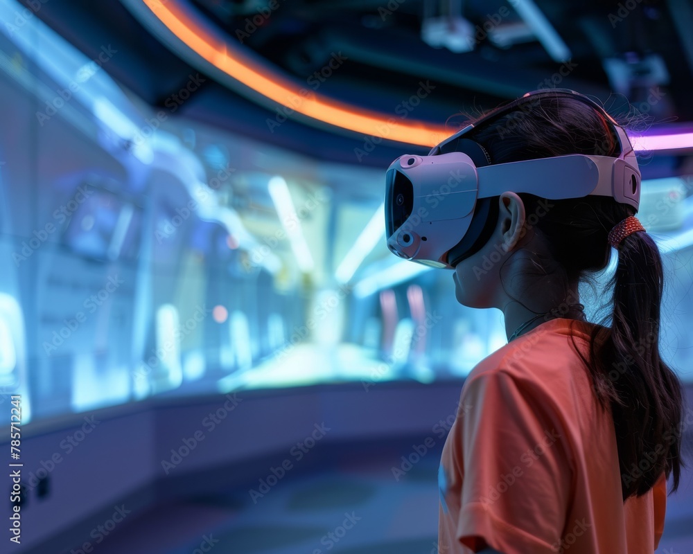 Poster explore interactive learning with virtual classrooms in immersive environments, powered by extended 