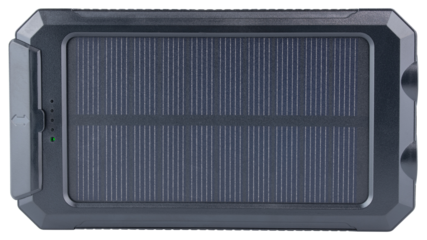 Power bank. Solar charger power bank can recharge through by the sunlight outlet. Large capacity power bank. Flashlight with solar panels. Power bank USB Type-C for smartphone, phone. Low battery