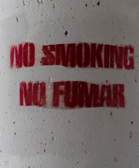  sign no smoke 