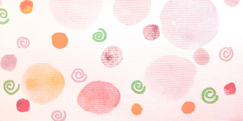 Polka Dots. Multicolour Deco Patterns. Unusual