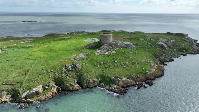 Dalkey island off the east coast of county dublin, ireland