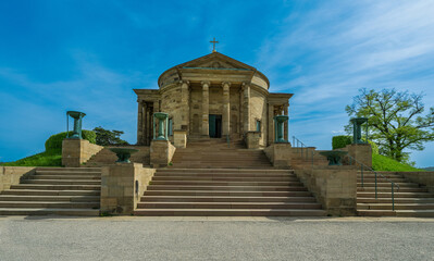 Mausoleum or sepulchral chapel on the Wuerttemberg, burial place of Queen Catherine and King...