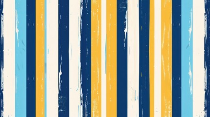 Vibrant blue and yellow vertical stripes with a textured, rough paint effect creating a modern abstract background Perfect for bold designs
