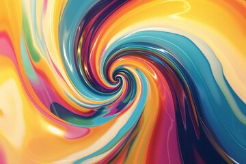 Surreal wallpaper featuring hypnotic swirls and pulsating colors that draw the viewer 