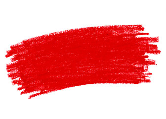 Czerwona plama -  izolowany plik graficzny w formie karteczki, nalepki.