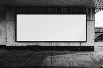 mock up poster frame in hipster interior background l3d illustration