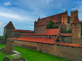 Castle of the Teutonic Knights Order. Malbork, Poland