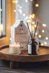 Christmas fragrance, cinnamon, anise, vanilla. Home comfort, coziness, aromatherapy. Winter time....