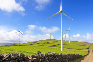 Turbinas eólicas, energia eléctrica sustentável 