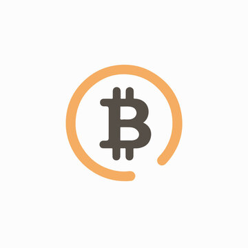 Cryptocurrency Bitcoin in cartoon, doodle style. Image for t-shirt, web, mobile apps and ui. Isolated 2d vector illustration in logo, icon, sketch style, Eps 10. AI Generative