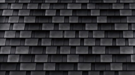 This image showcases a close-up of a roof with dark geometric patterned tiles, emphasizing texture and abstract beauty Perfect for backgrounds