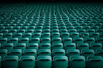 Empty stadium seats
