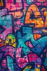 graffiti on the street Generative AI